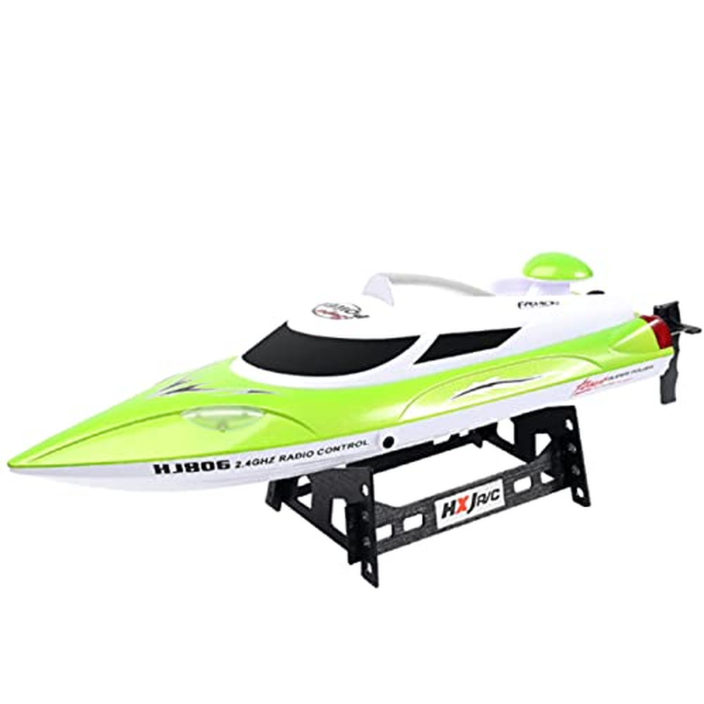 HONGXUNJIE Control RC Boat, rychlý dálkově ovládaný člun pro bazény a jezera, vysoká rychlost 25/35 km/h/indikátor vzdálenosti/a